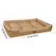 thumbnail image 3 of Pisexur Suministros para mascotas Waterproof Antiskid Lint Rectangle Dog Bed Soft Comfortable Pet Mat House For Small Dogs And Cats Under 27.55lb Indoor Outdoor Cozy Restperros, gatos y animales, 3 of 6