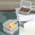 thumbnail image 6 of Teissuly Food Storage Cheese Box, Flip-Top Butter Block Cheese Slice Storage Box Portable Refrigerator Fruit Vegetable Fresh-Keeping Organizer Containers With Lid, 6 of 9
