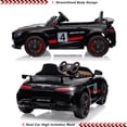 thumbnail image 5 of EastVita 12V Ride on Car for Kids with Remote Contorl Ride on Race Car, 35W*2 Motors Licensed Benz AMG Battery Powered Sports Car,Sound, LED Headlights, 5 of 8