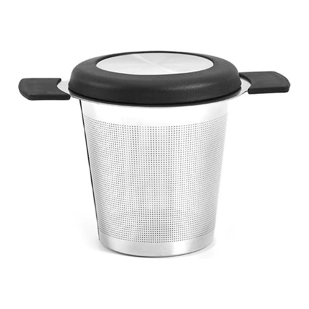 Colador de té Billuyoard acero inoxidable escurridor infusor Negro