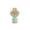 Green, variant on Desk Fan, Cute Bunny Rotatable Adjustable Rechargeable Green Tabletop Fan 1 Pack For Office Bedroom Dormitory Desk Cool Air Personal Mini Fan For Student Home Travel