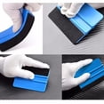 thumbnail image 7 of Professional Car Vinyl Wrap Squeegee with Protective Felt Edge Scratch-Free Large Square Window Tinting Tool for Auto Film and Decal Installation Blue, 7 of 7