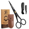 thumbnail image 1 of Tijeras profesionales para barba y bigote de 5 pulgadas, las tijeras para barba alemanas de acero vi, 1 of 7