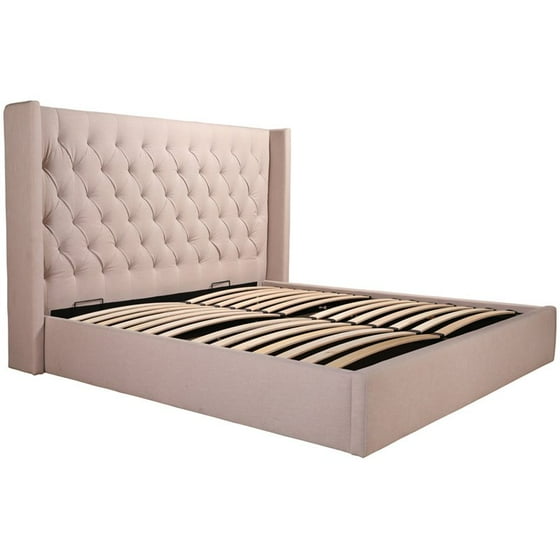 Moe S Blair California King Storage Bed In Cappuccino Com