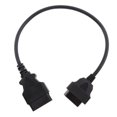 thumbnail image 2 of Cable de Extensión Conector de Alambre 16 Pines Negro 0.5 m Sistemas de Diagnóstico de Motor Yotijar OBD2 Extension Splitter Cable, 2 of 8