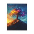 thumbnail image 2 of CozyNet Tree Of Life Glowing On A Hilltop Vibrant Symbol Of Renewal And Eternal Faith Wall Art Prints With Frame Canvas Perfect for Living Room & Bedroom, Ready to Hang, Wall Decor 16"x20", 2 of 10