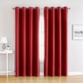 thumbnail image 1 of Blackout Curtains for Patio Sliding Door, Thermal Insulated Full Blackout Curtains for Bedroom Living Room Curtains 52"W X 97"L, Grommet Top Window Shades - 2 Panels, 1 of 1