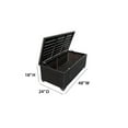 thumbnail image 7 of TKC Barbados Outdoor Wicker Storage Coffee Table in Espresso, 7 of 7