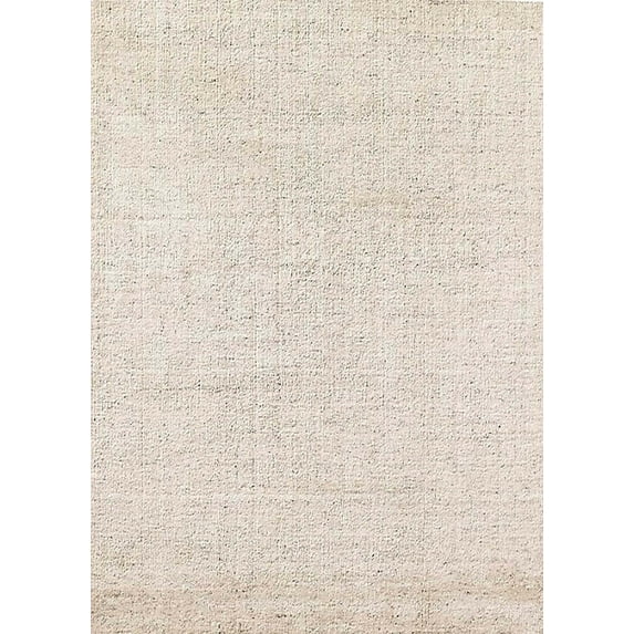 Ahgly Company Machine Washable Indoor Rectangle Industrial Modern Champagne Beige Area Rugs, 4' x 6'