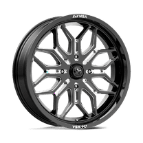 MSA Offroad Wheels Cast Aluminum Rim MA47 24X7 4X156 G-BLK-MILL 10MM, MA047BE24704410