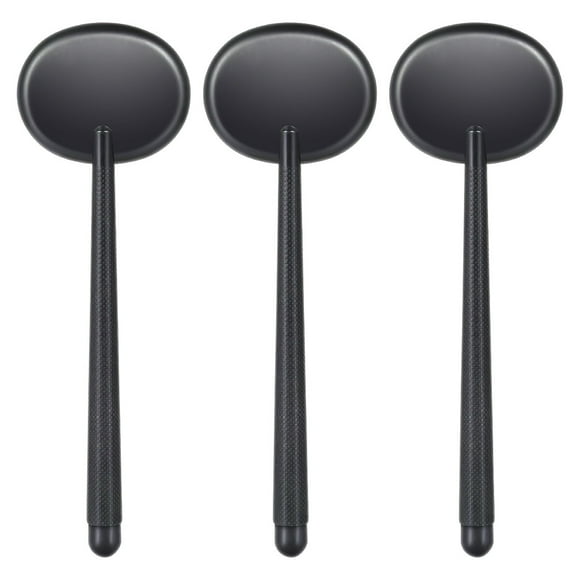 HEALIFTY 3pcs Handheld Eye Occluder Professional Plastic Eye Occluder Eyesight Optometry Accessories for Vision Test (Black)