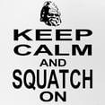 thumbnail image 2 of CafePress - Keep Calm And Squatch On - Adjustable Unisex Printed Trucker Hat with Mesh Back, 2 of 8