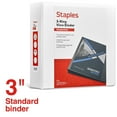 thumbnail image 2 of Staples Standard 3" 3-Ring View Binder White (26450-CC) 82639, 2 of 6