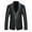 Black, variant on Vedolay Jackets for Men Casual Open Front Long Sleeve Work Business Lapel Jacket Blazers with Pockets,Black L