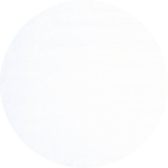 Ahgly Company Machine Washable Indoor Round Solid Blue Modern Area Rugs, 5' Round