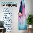 thumbnail image 3 of Balançoire Sensorielle Intérieure pour Enfants Ou Extérieure &acirc;?? Supporte 300 Lb, à Double Couche et Pivotement à 360&acirc;&deg;, Balançoire de Thérapie de Compression Apaisante, 3 of 9