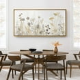 thumbnail image 3 of IDEA4WALL Extra Large Framed Canvas Print Wall Art Botanical Wildflowers Neutral Tones Mid-Century Vintage Art Nature Wilderness Wall Decor Oversized Artwork Relax/Calm for Room Decor - 60"x30", 3 of 5