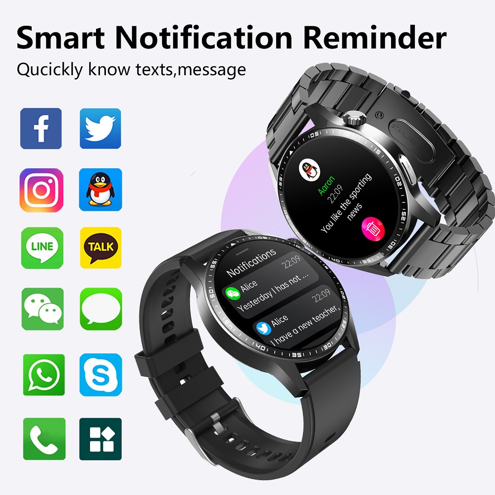 UBABAI F400 Smart Watch Sports Bracelet Bluetooth Call Music Playback Men Women Silicone Strap