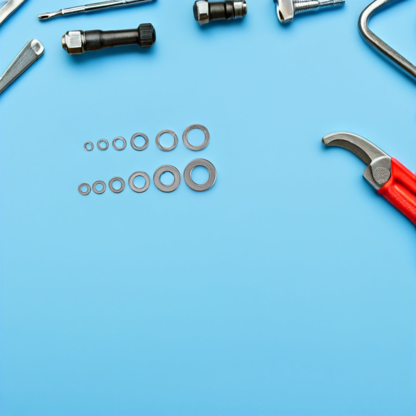 FOMIYES 790-Piece Stainless Steel Washer Assortment Kit with Flat Circular Gaskets for Uniform Pressure Distribution