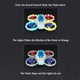 thumbnail image 5 of Mini Drone para niños Luz LED controlada por Voz Control Remoto Drone RC Quadcopter para Principiantes Blanco 1 batería, 5 of 12
