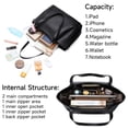 thumbnail image 5 of GAEKEAO Women’s Hobo Shoulder Bag Vegan Leather Tote Purse with Crossbody Strap for Work Travel, 5 of 6