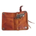 thumbnail image 4 of MasteelfCA 1pc Key Pouch Genuine Leather Car Key Case Zipper Car Key Bag Driving Licence Bag, 4 of 7