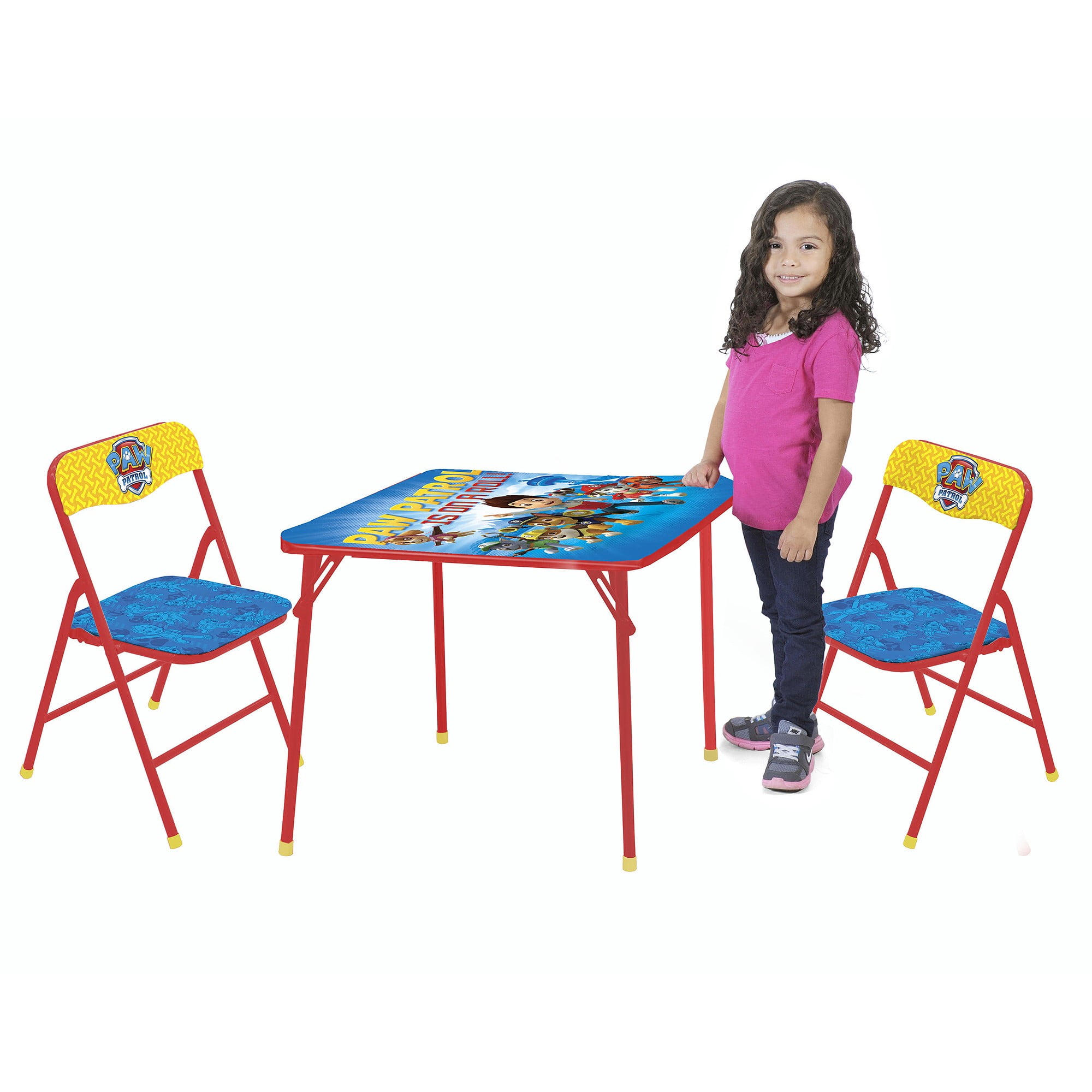 skye paw patrol table and chair set