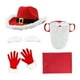 thumbnail image 4 of Gorros y barba de Papá Noel Strade Fareast Limited traje de cosplay reutilizable, 4 of 8