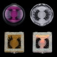 thumbnail image 4 of facefd 50Pcs Eyelash Trays Plastic Empty Storage Case Makeup Beauty Salons Home Clear Round, 4 of 9