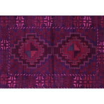 Ahgly Company Indoor Rectangle Persian Pink Traditional Area Rugs, 5' x 7'