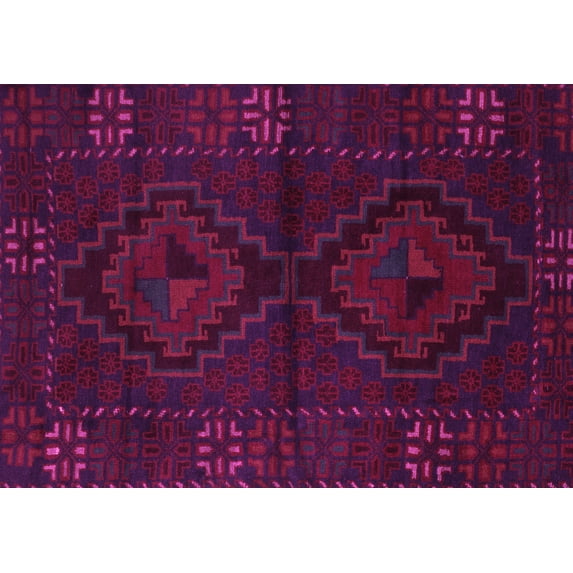 Ahgly Company Indoor Rectangle Persian Pink Traditional Area Rugs, 5' x 7'