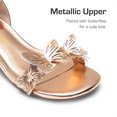 thumbnail image 3 of BURUDANI Girls’ Low Heel Strappy Sandals, Lace-Up Ankle Strap Gladiator Dress Shoes for Party, Wedding, Little Kid/Big Kid, 3 of 6