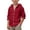 1-Red1526, variant on WOYY Boys Summer Breathable Hooded Shirt Long Sleeve Button Down Beach Shirt, Sizes 4-17