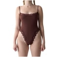 thumbnail image 1 of Body moldeador de cintura para mujer, estilo fino, con encaje, soporte para el pecho, corsé moldeador de abdomen, body moldeador de cintura para mujer, ropa moldeadora de nailon., 1 of 4