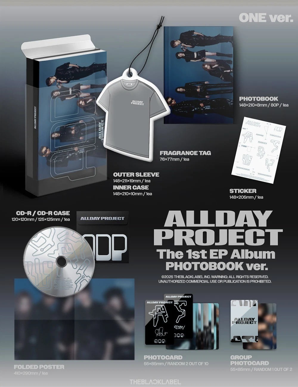 ALLDAY PROJECT - [ALLDAY PROJECT] 1st EP Album PHOTOBOOK ONE
