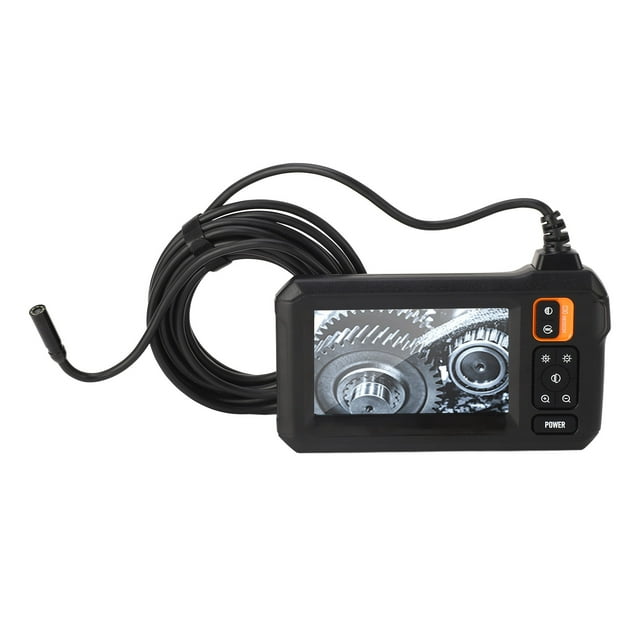 Borescope, Digital Snake Camera Handheld, HD Endoscope Camera with 4.3in Screen, 8 LED Lights, IP67 Waterproof, for Car Maintenance, House Inspection, Electrical Installation