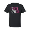 thumbnail image 2 of Fight Cancer Ribbon Men's Graphic T-Shirt, Black, Small, 2 of 3