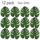 thumbnail image 5 of FENGGUIQU 12Ud Hojas Tropicales Artificiales Con Aspecto Natural Para Decorar Eventos De Y, 5 of 7