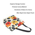 thumbnail image 3 of FORMRS Womens Canvas Tote Bag with Zipper Inner Pocket Shoulder Handbag, Floral Pattern, 3 of 7