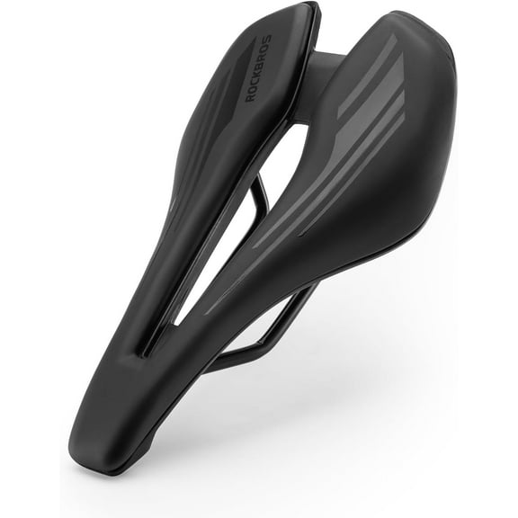 ROCKBROS Bicycle Saddle Comfortable Riding Sports Saddle Soft Padding PU Hollow Design Durable & Lightweight Speed Comfort Cycling