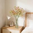 thumbnail image 5 of Mini Artificial Flower Bud Bouquet, Delicate Mini Artificial Flower Bud Bouquet, Compact Faux Floral Bundle, Vase Filler Decor for Home Office Wedding Tabletop Arrangement, 5 of 5
