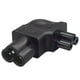 thumbnail image 3 of Adaptador de enchufe,Enchufe de alimentación de CA de 3 pines IEC320 para computadora portátil,Adaptador de enchufe de alimentación de CA C6 macho a C5 hembra,Reemplazo del convertidor de, 3 of 7