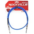 thumbnail image 4 of 4 Rockville 3'  1/4" TS to 1/4'' TS Guitar/Instrument Cable (4 Colors), 4 of 9