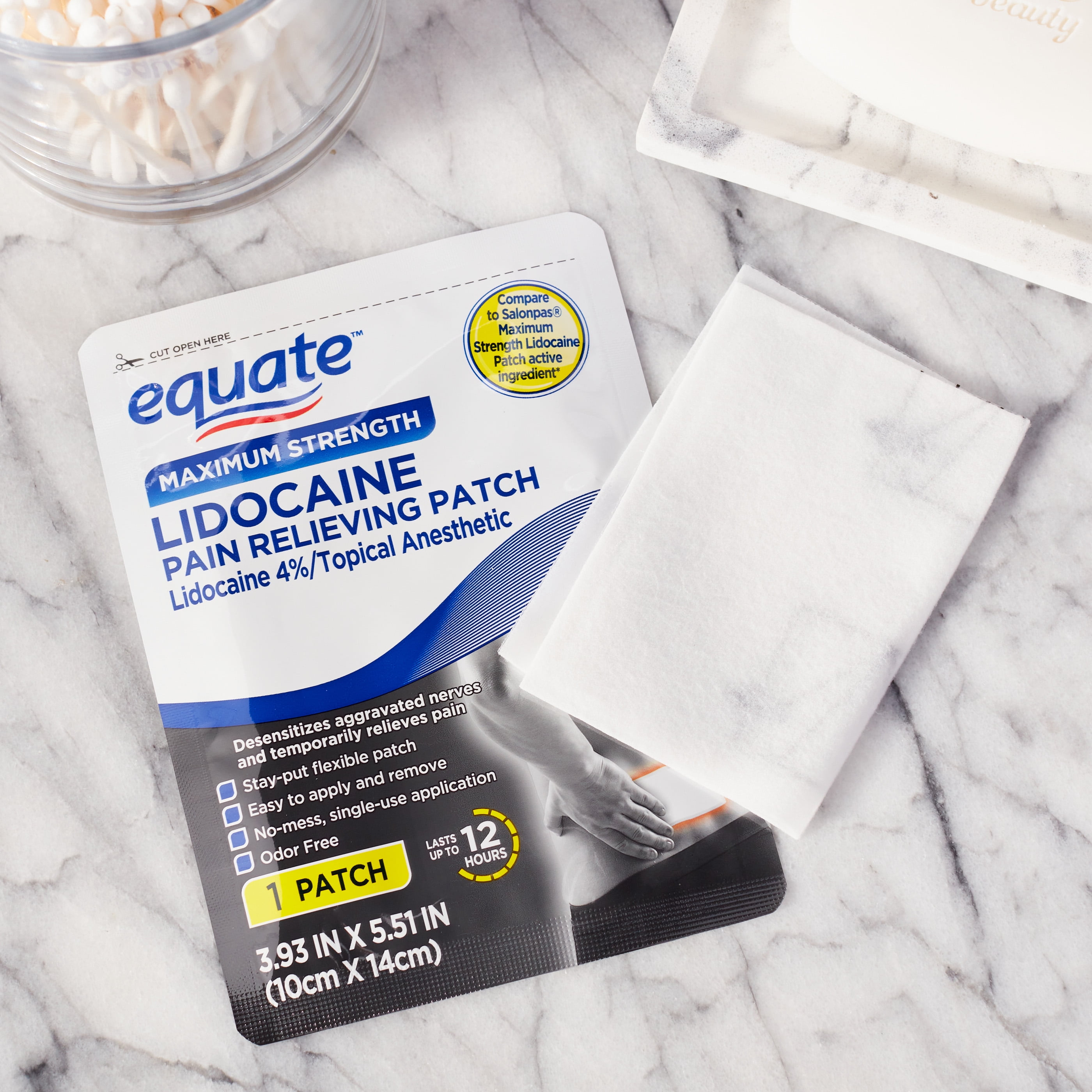 Buy Equate Maximum Strength Lidocaine Pain Relieving Patches, 6 Count