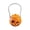 A, variant on Halloween Pumpkin Candy Bucket Plastic Pumpkin Pail with Handle and Lid Halloween Party Candy Storage Holiday Home Decor,1pack