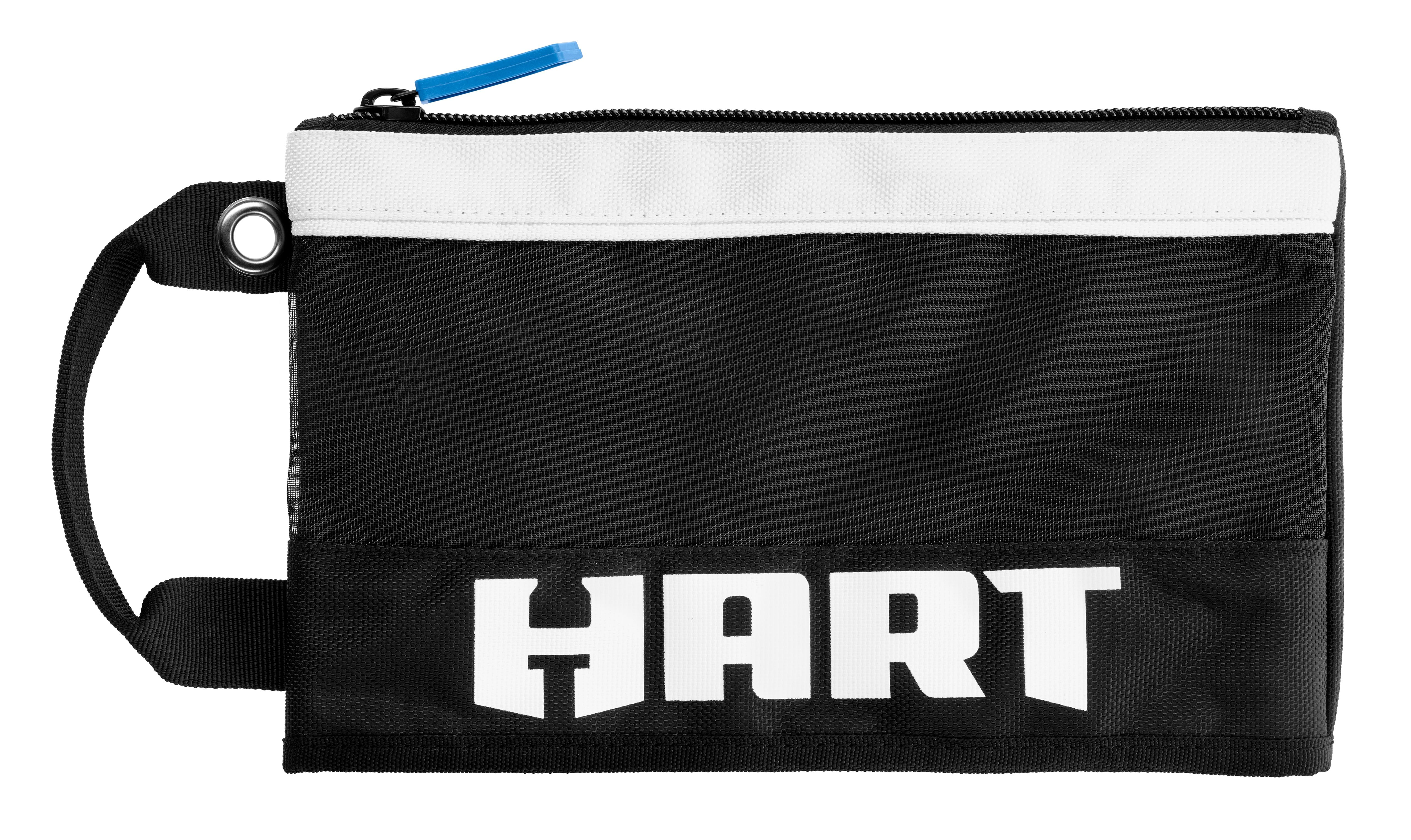 HART 3-Piece 12 inch Mesh Zipper Pouches, 1680-Denier