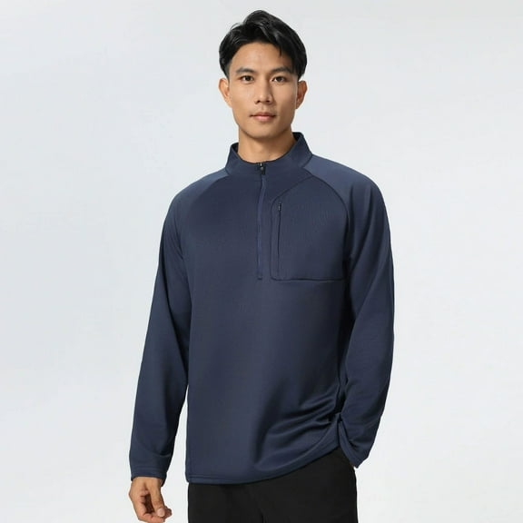 Belong to young Half zip quick-drying blazer men's outdoor t