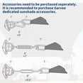 thumbnail image 3 of 10'x13' Gray Sun Shade Sail - UV Block Rectangle Canopy for Patio, Backyard, Deck & Garden, 3 of 9