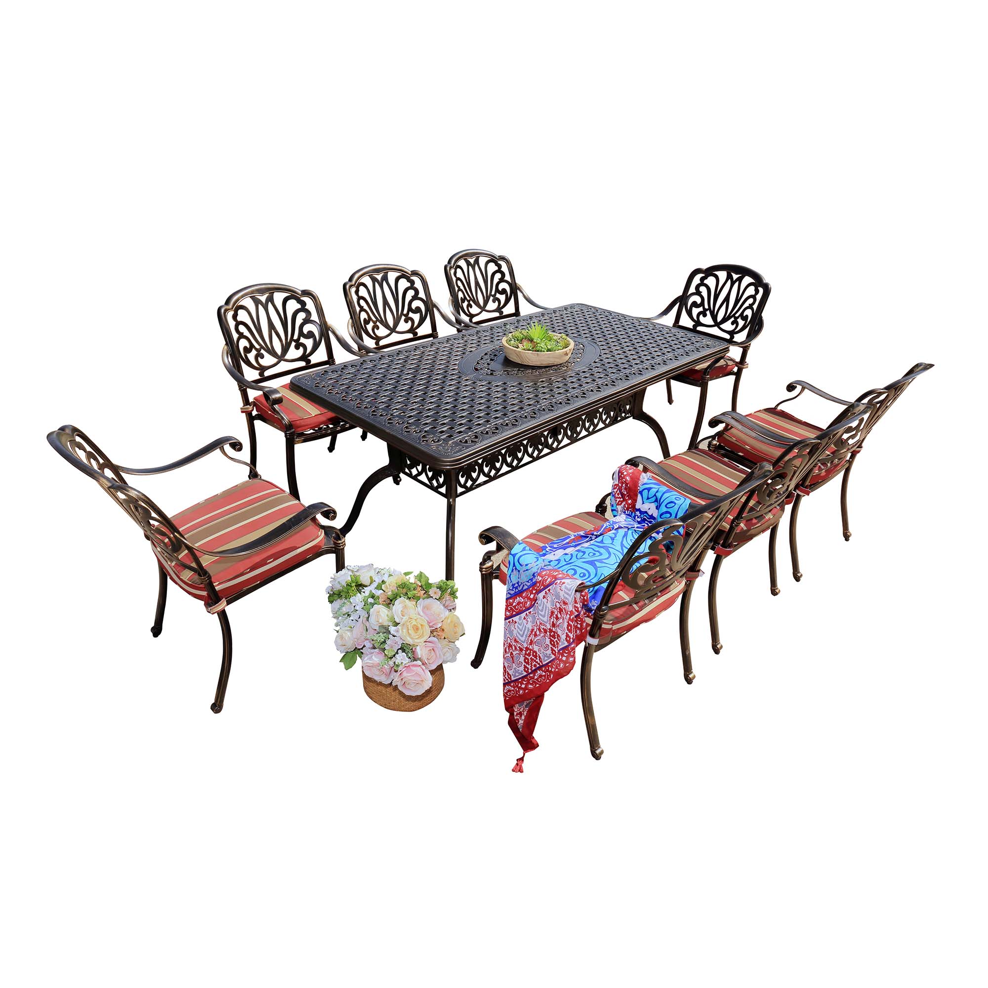Direct Wicker Aluminum Frame Outdoor Furniture Garden Patio Set Walmart Com Walmart Com