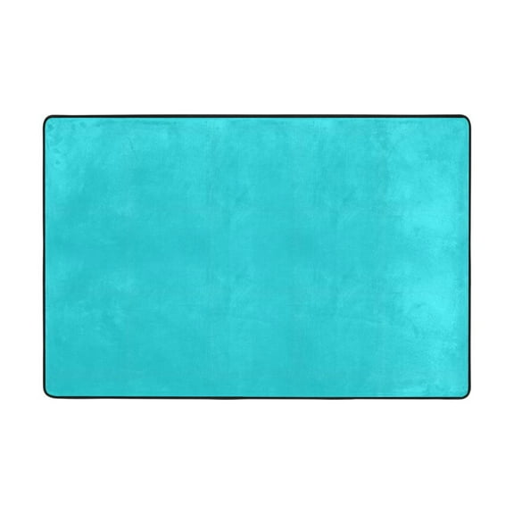 Ryvnso Turquoise Area Floor Mats Large Nursery Rugs Non-Slip Carpets Doormat 36" x 24"
